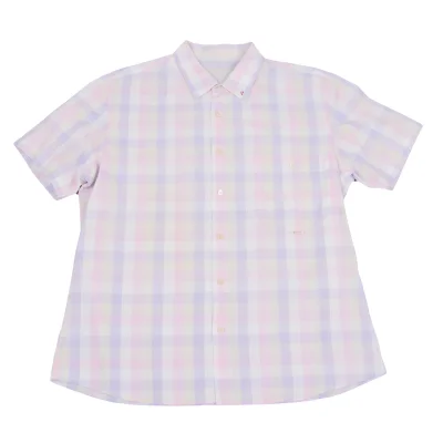 Papas Colorful Check Short Sleeve Shirt