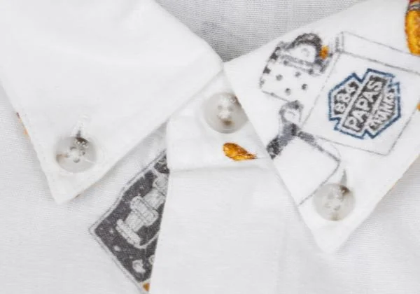 Papas Cigarettes Printed Cotton Shirt K-159402_005