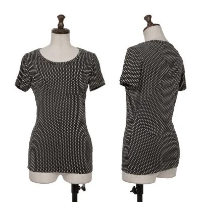 JUNYA WATANABE COMME des GARCONS Dot Printed Stretch Switching T-shirt