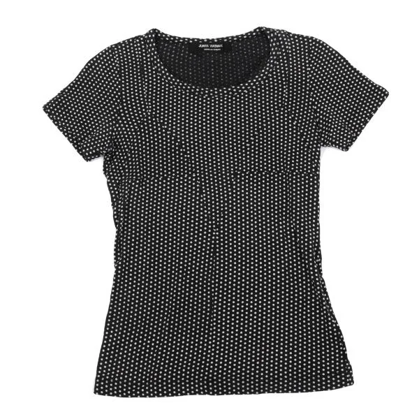 JUNYA WATANABE COMME des GARCONS Dot Printed Stretch Switching T-shirt K-159406_002