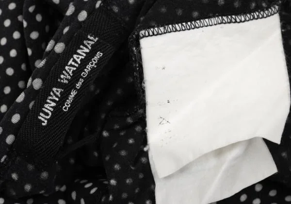 JUNYA WATANABE COMME des GARCONS Dot Printed Stretch Switching T-shirt K-159406_012