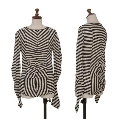 JUNYA WATANABE COMME des GARCONS Wool Striped Switching Top
