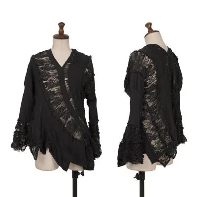 JUNYA WATANABE COMME des GARCONS Lace Twist Switching Top