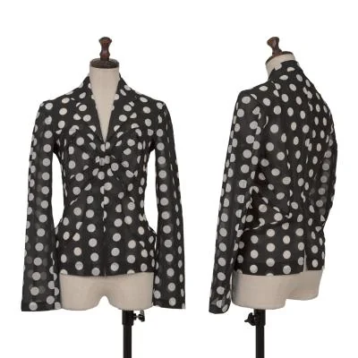 JUNYA WATANABE See-through Dot Print Switching Design Jacket