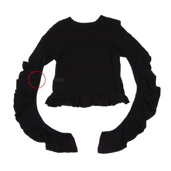 COMME des GARCONS Lace Design Super Long Sleeve Top K-159425_012