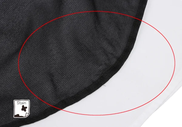 Yohji Yamamoto FEMME Chiffon Docking Long Sleeveless Shirt Dress K-159446_013