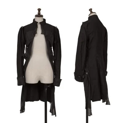 Yohji Yamamoto FEMME Cotton Linen Napoleon Jacket