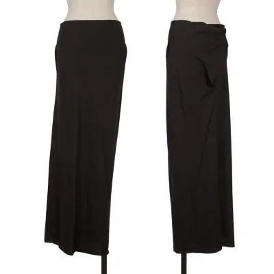 Yohji Yamamoto FEMME Wool Gaba Slit Skirt