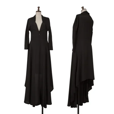 Yohji Yamamoto FEMME Rayon Drape Dress
