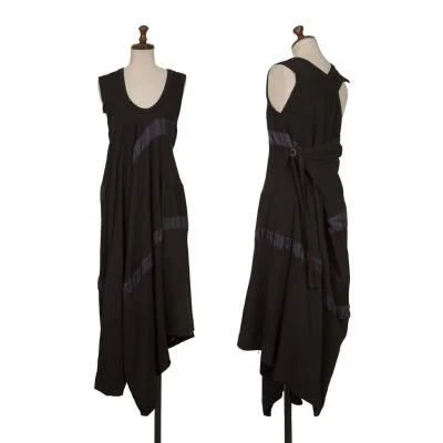 Y's Bias Switching Checked Sleeveless Dress