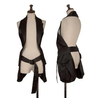 LIMI feu Pocket Design Shiny Belt Gilet