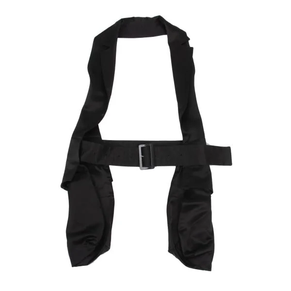 LIMI feu Pocket Design Shiny Belt Gilet K-159478_002
