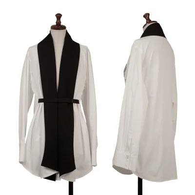 LIMI feu Switching Shawl Collar Blouse