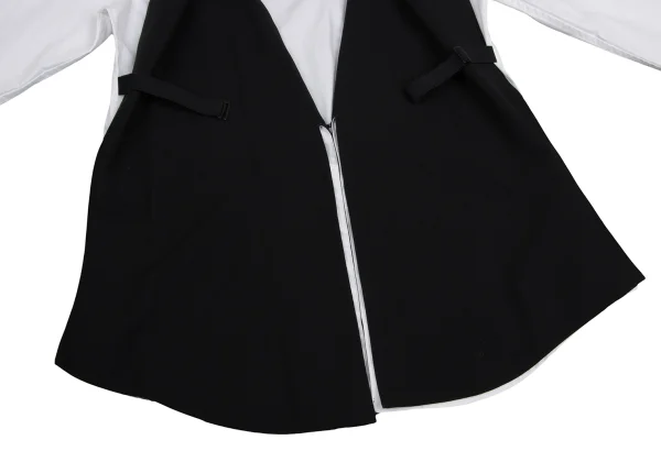 LIMI feu Switching Shawl Collar Blouse K-159481_007