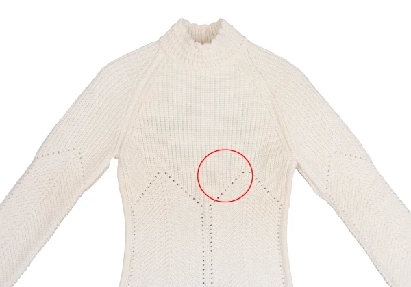 Alexander McQUEEN Design Weave Back Open Knit K-159484_003