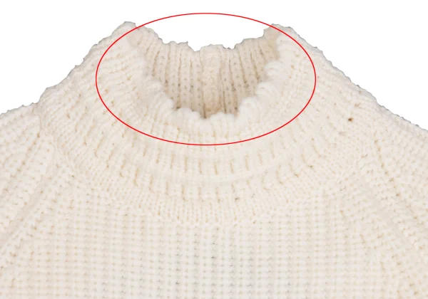 Alexander McQUEEN Design Weave Back Open Knit K-159484_005