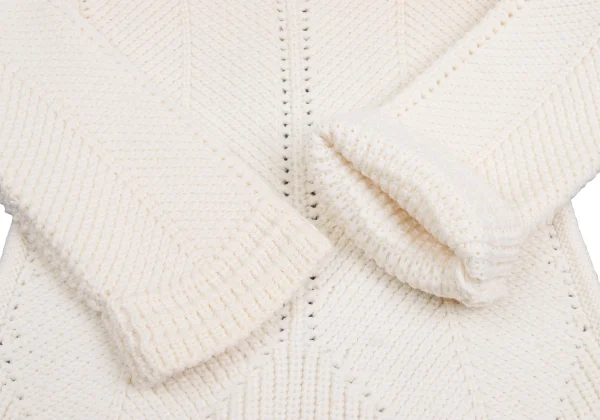 Alexander McQUEEN Design Weave Back Open Knit K-159484_009