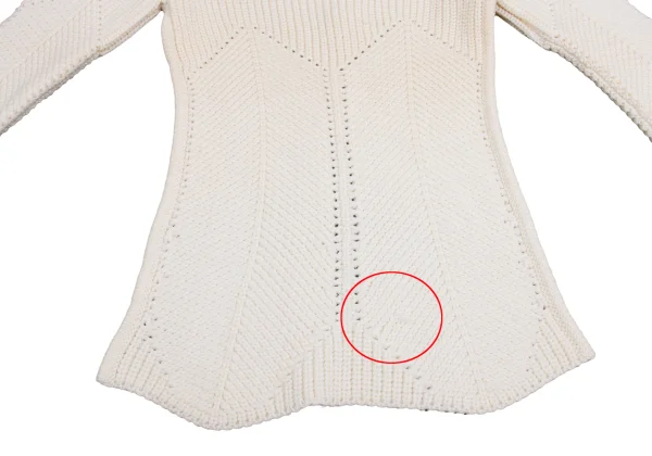 Alexander McQUEEN Design Weave Back Open Knit K-159484_010