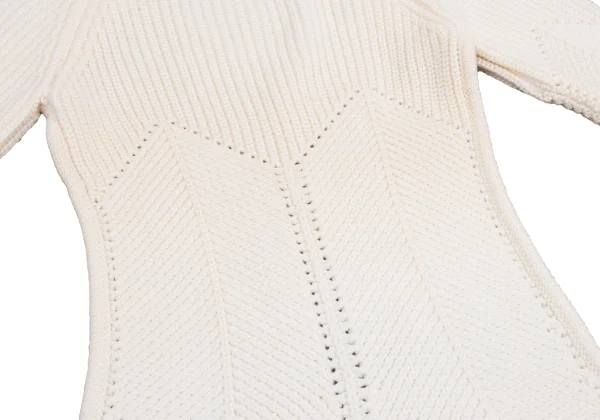 Alexander McQUEEN Design Weave Back Open Knit K-159484_012