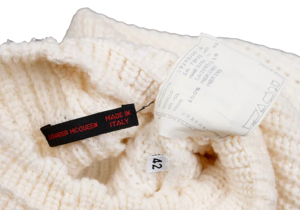 Alexander McQUEEN Design Weave Back Open Knit K-159484_017