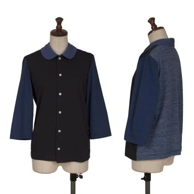 tricot COMME des GARCONS Switching Round Collar 3/4 Sleeve Shirt