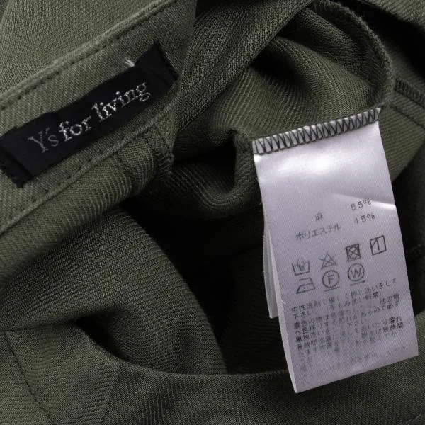 Y's for living Linen Poly Back Ribbon Raglan Dress K-159490_015
