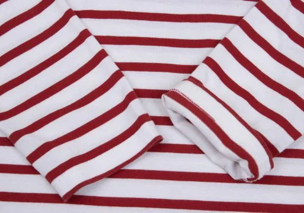 Y's for living Embroidery Patch Striped Top K-159491_007