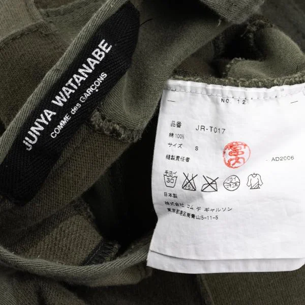 JUNYA WATANABE COMME des GARCONS Washed Cotton Patch Wark T-shirt K-159492_011