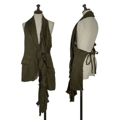 COMME des GARCONS Washed Rayon Knitted Gilet