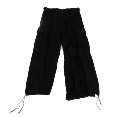 COMME des GARCONS Dyed Cotton Brushed Knot Design Cargo Pants