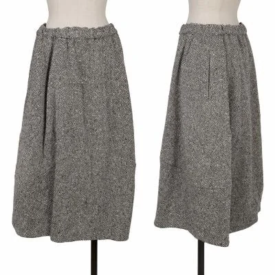 COMME des GARCONS Curved Tweed Skirt