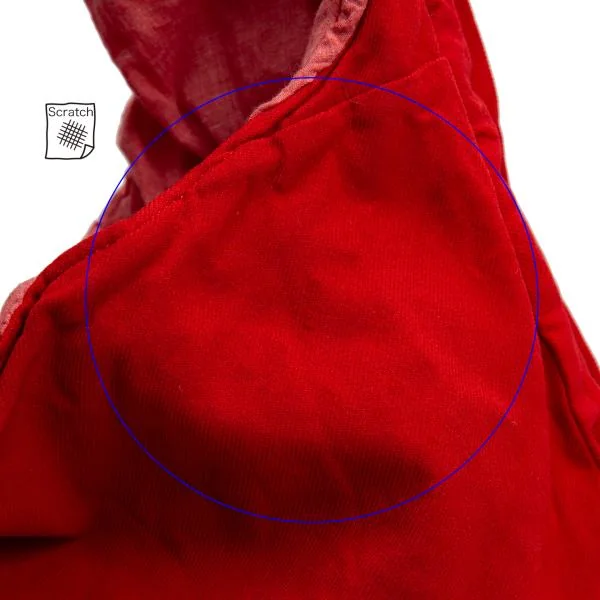 ローブドシャンブル コムデギャルソンrobe de chambre COMME des GARCONS ポリ製品染めショルダーバッグ 赤 K-159511_005