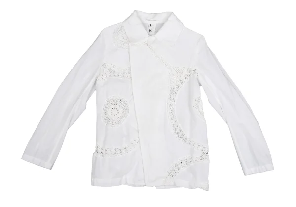 Y's Cotton Lace Switching Jacket K-159512_002