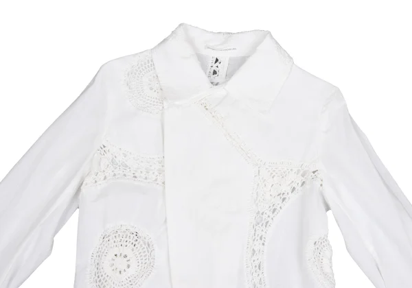 Y's Cotton Lace Switching Jacket K-159512_003