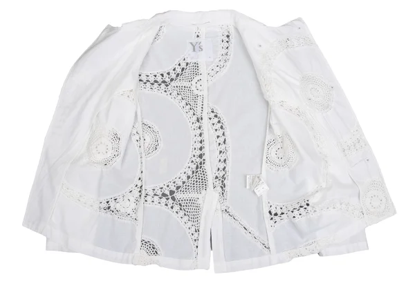 Y's Cotton Lace Switching Jacket K-159512_013
