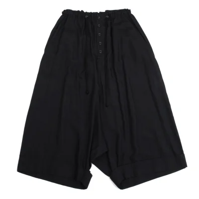 Y's Wide Dropped Crotch Pants