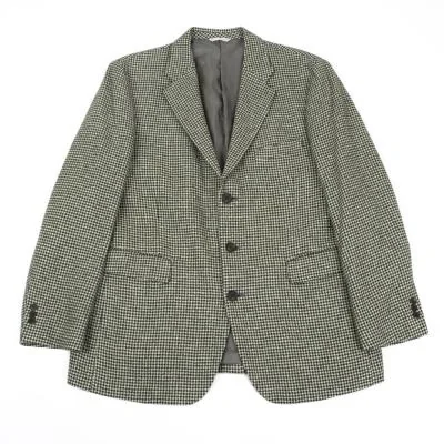 Papas Camel Houndstooth Tailored Jacket