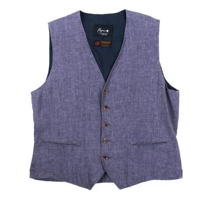 Papas+ Linen Gilet