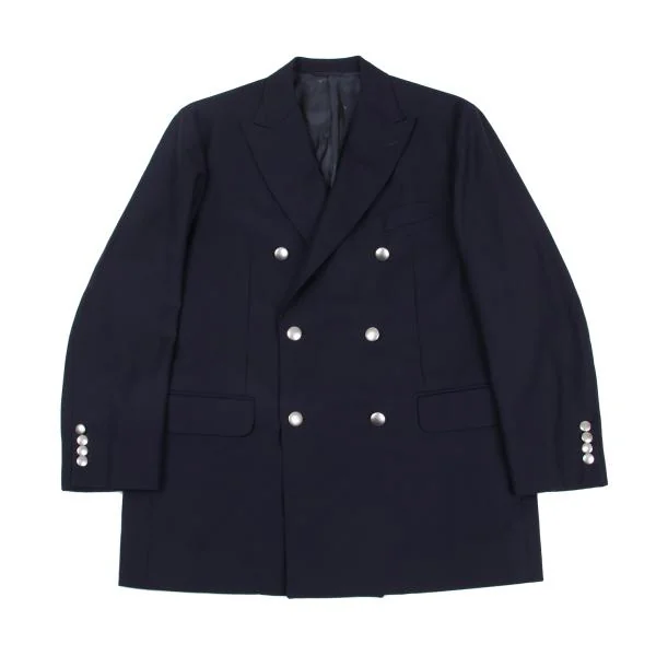 Papas+ Wool Metal Button Double-breasted Jacket Navy L K-159538_001