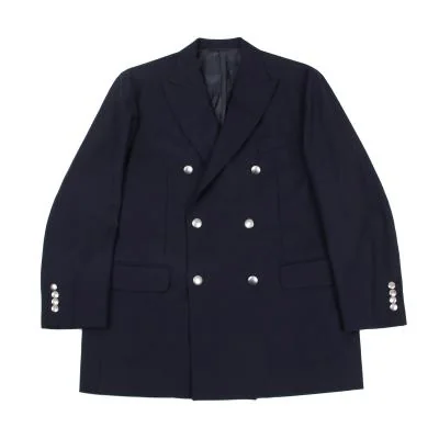 Papas+ Wool Metal Button Double-breasted Jacket