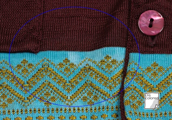 Jean Paul GAULTIER HOMME Embroidery Switching Knit Cardigan K-159544_006