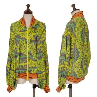 Bernhard Willhelm Dinosaur Printed Knit Blouson