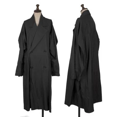 ISSEY MIYAKE Side Pleated Long Coat