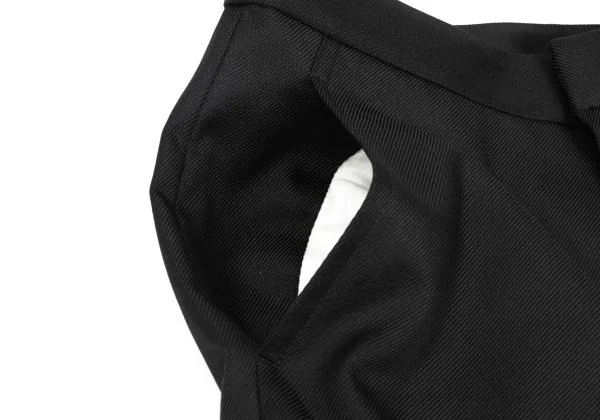 COMME des GARCONS Poly Cut Off Frill Design Wide Pants K-159562_003