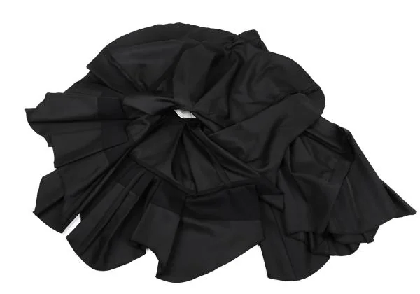 COMME des GARCONS Poly Cut Off Frill Design Wide Pants K-159562_007