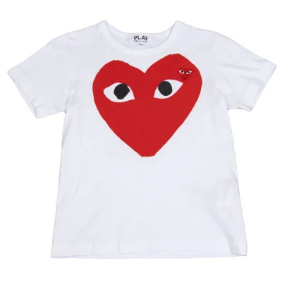 PLAY COMME des GARCONS Cotton Heart Print T-shirt