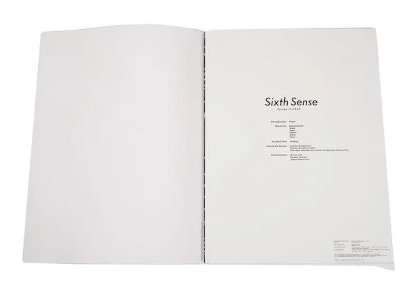 コムデギャルソンCOMME des GARCONS Six Numbar 3 1989 ビジュアルマガジン  K-159586_003