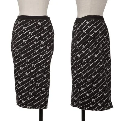 VERSACE Logo Jacquard Tight Skirt