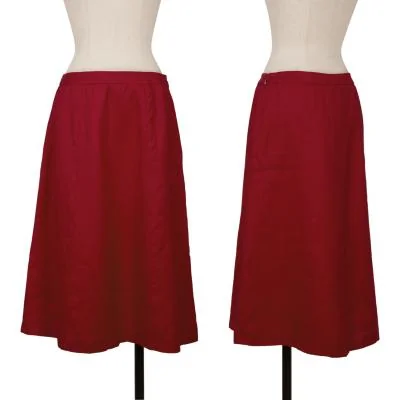 Max Mara Linen Trapezoid Skirt