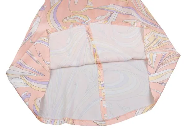 エミリオプッチEMILIO PUCCI レーヨングラフィックプリントスカート ピンク他38 K-159595_007